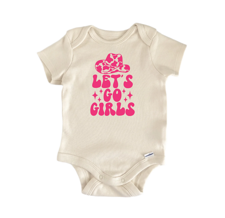 Let's Go Girls Country Western -  Baby Boy Girl Clothes Bodysuit Funny Cute Newborn