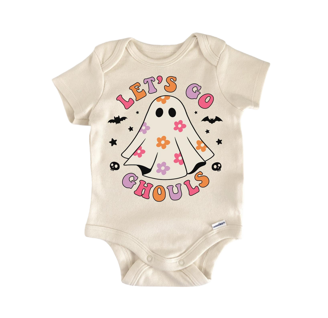 Lets Go Ghouls Halloween - Baby Boy Girl Clothes Infant Bodysuit Funny Cute Newborn  Funny Cute Onesie® | North Fork Forager LLC