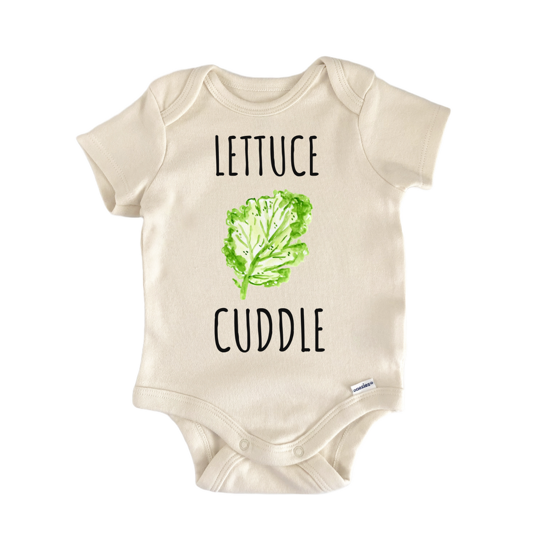 Lettuce Vegan Vegetable Romaine Infant Gift Baby Bodysuit