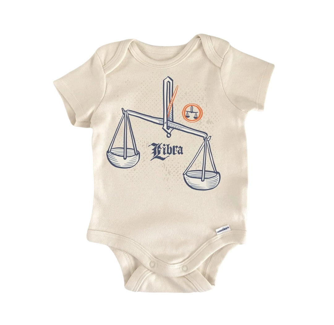 Libra Zodiac Constellation - Baby Boy Girl Clothes Infant Bodysuit Funny Cute  Funny Cute Onesie® | North Fork Forager LLC