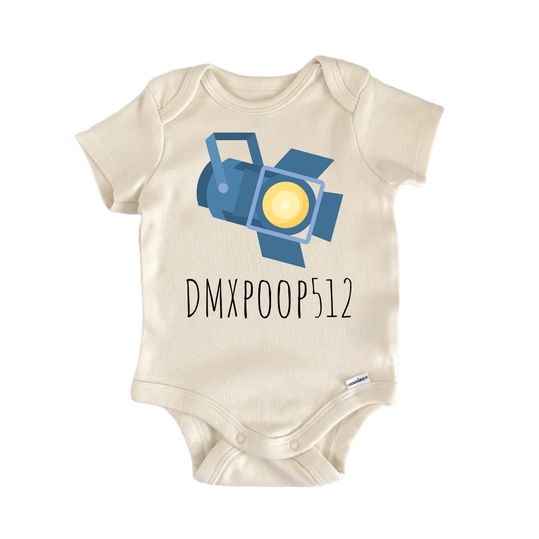 Lighting Light Tech Show - Baby Bodysuit  Funny Cute Onesie® | North Fork Forager LLC