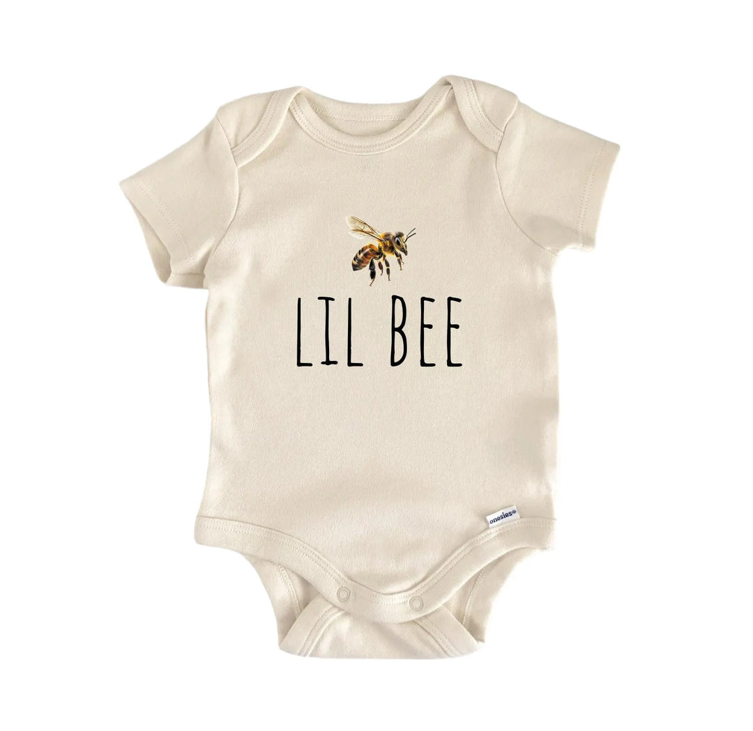 Lil Bee - Baby Boy Girl Clothes Infant Bodysuit Funny Cute Newborn  Funny Cute Onesie® | North Fork Forager LLC