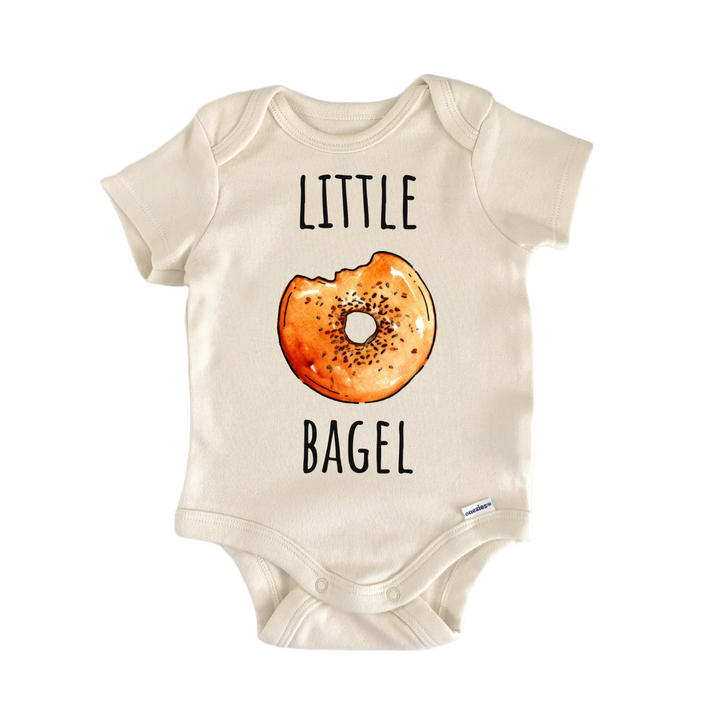 Little Bagel Breakfast Brunch Bakery Infant Gift Baby Onesie®