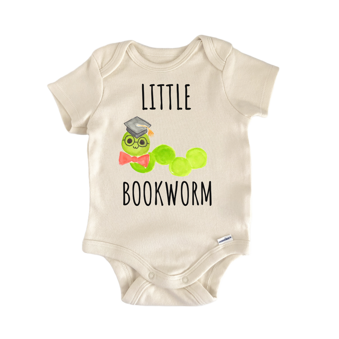 Little Bookworm Book Reader Library Infant Gift Baby Bodysuit