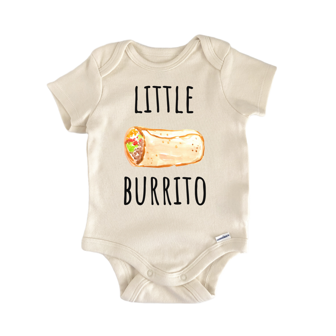 Little Burrito Mexican Food Foodie Infant Gift Baby Bodysuit