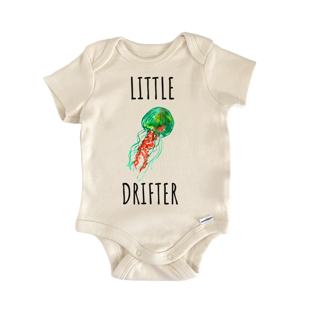 Little Drifter Jellyfish Ocean Newborn Gift Baby Bodysuit