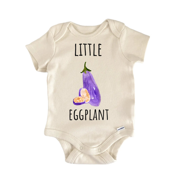 Little Eggplant Italian Vegetable Baby Gift Baby Bodysuit