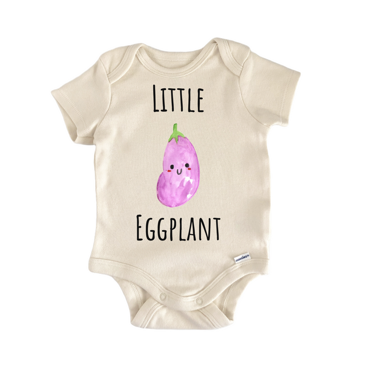 Little Eggplant Vegetable Farmer Baby Gift Baby Onesie®