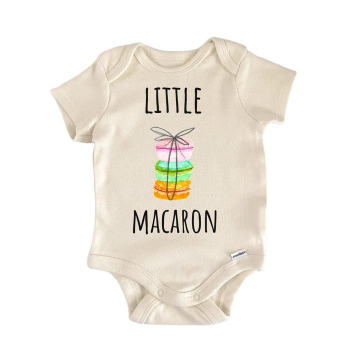 Little Macaron French Dessert Pastry Baby Gift Baby Bodysuit