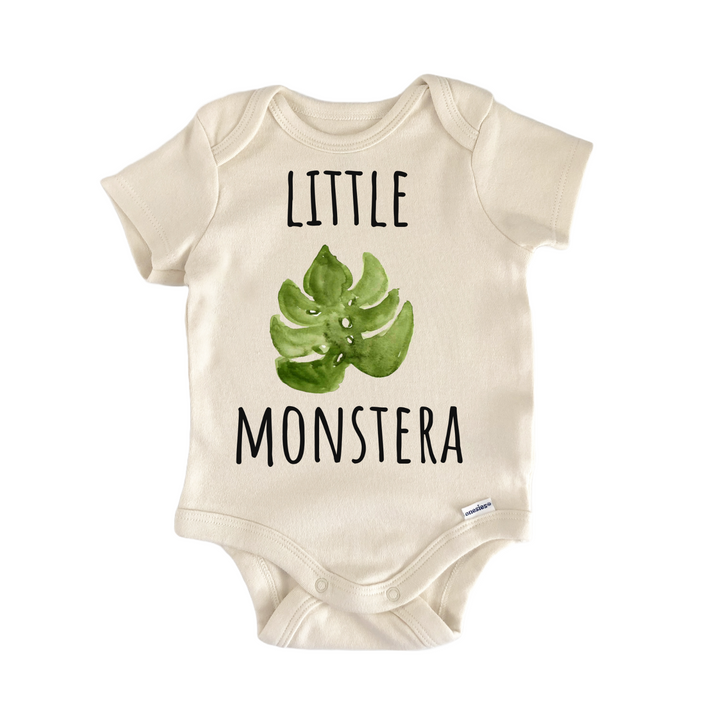 Little Monstera House Plant Baby Gift Baby Onesie®