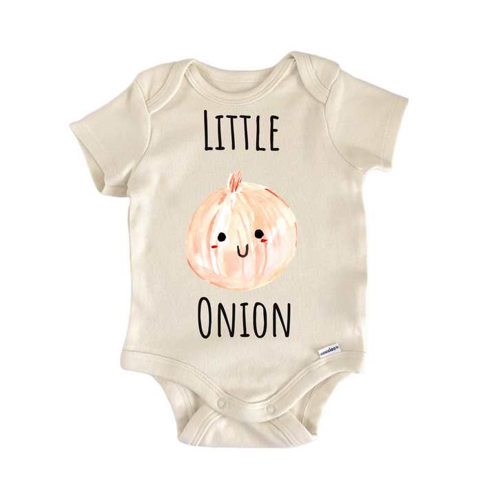 Little Onion Vegetable Farmer Infant Gift Baby Onesie®