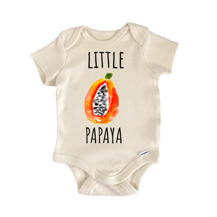 Little Papaya Tropical Fruit Baby Gift Baby Onesie®
