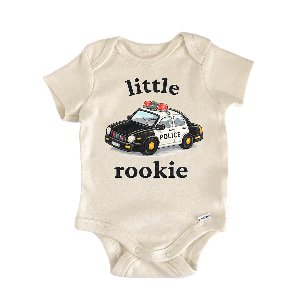 Little Rookie Police Baby Gift Baby Bodysuit