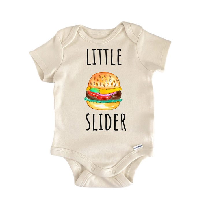 Little Slider Hamburger Burger BBQ Infant Gift Baby Onesie®