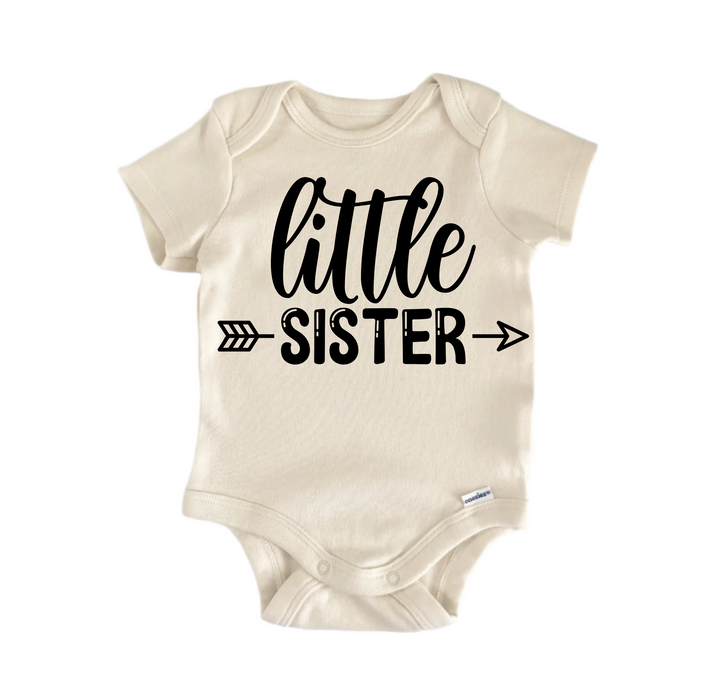 Little Sister - Baby Boy Girl Clothes Infant Bodysuit Funny Cute Newborn