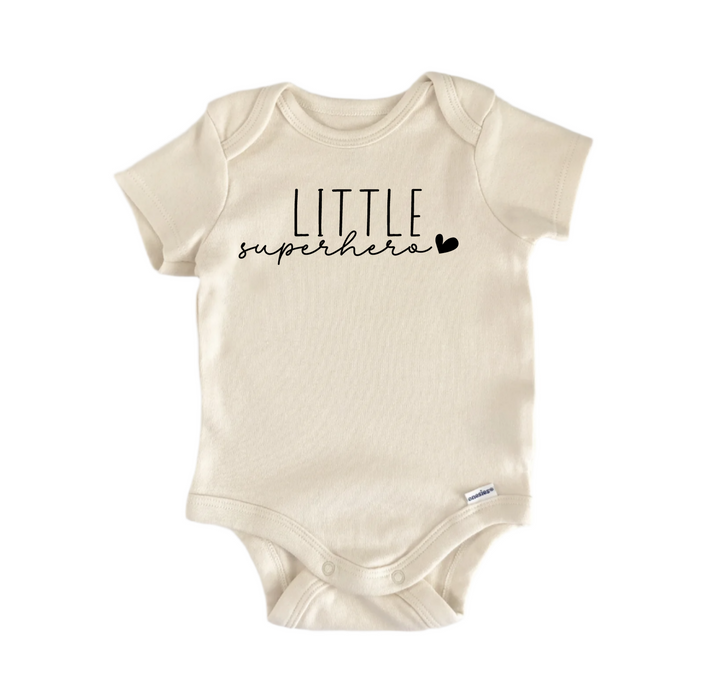 Little Superhero - Baby Boy Girl Clothes Infant Bodysuit Funny Cute Newborn