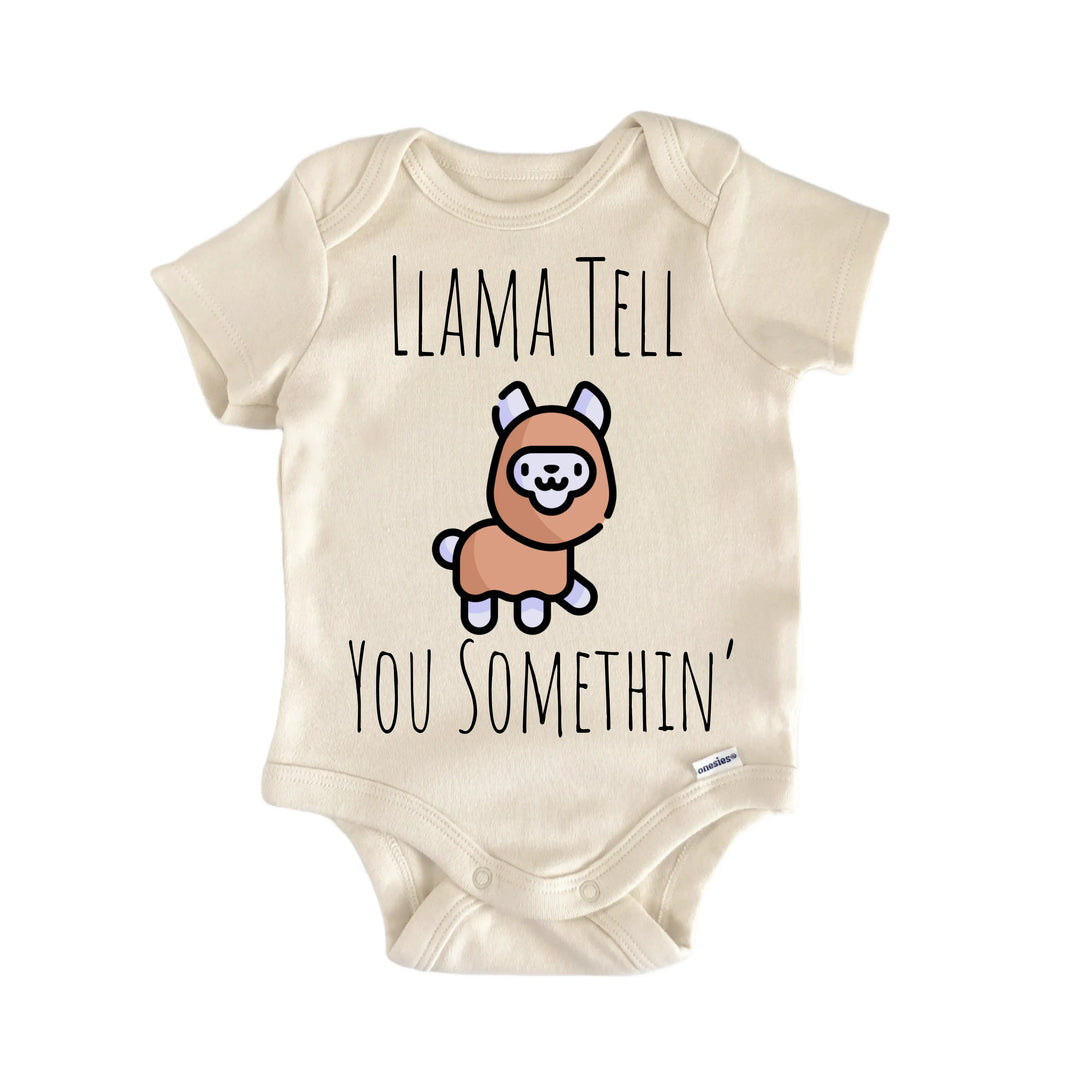 Llama Zoo Animal - Baby Bodysuit  Funny Cute Onesie® | North Fork Forager LLC