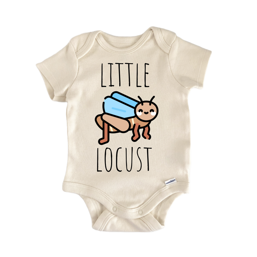 Locust Love Bug - Baby Bodysuit  Funny Cute Onesie® | North Fork Forager LLC