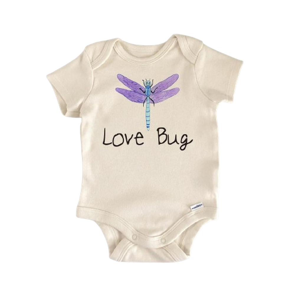 Love Bug Dragonfly - Baby Boy Girl Clothes Infant Bodysuit Funny Cute Newborn  Funny Cute Onesie® | North Fork Forager LLC