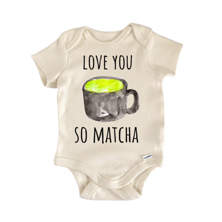 Love You Matcha Tea Coffee Baby Gift Baby Onesie®