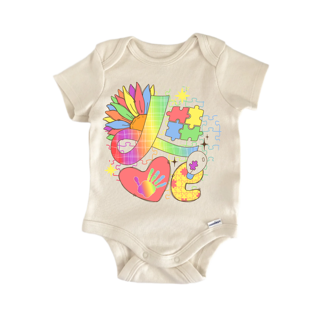 Love -  Baby Boy Girl Clothes  Bodysuit Funny Cute