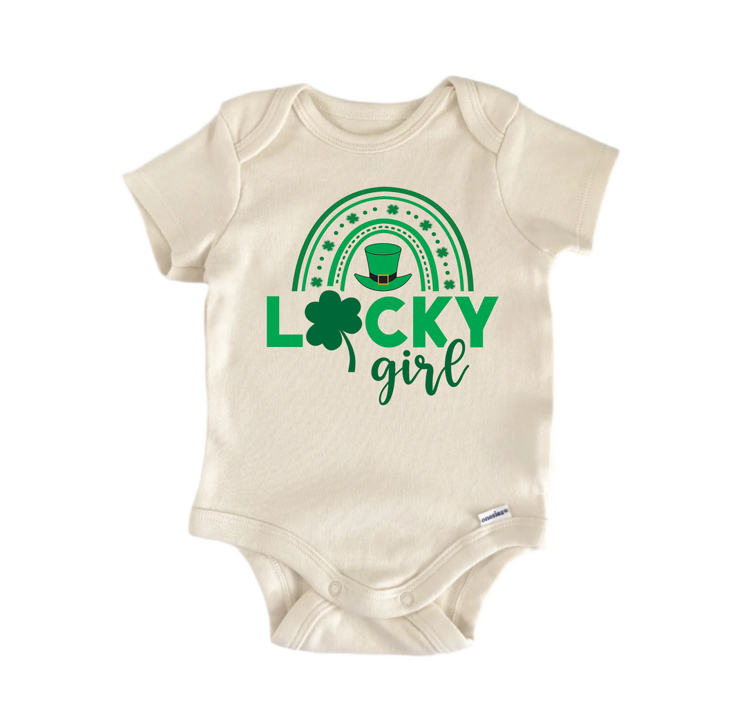 Lucky Girls St. Patrick's Day - Baby Boy Girl Clothes Bodysuit Funny Cute Newborn  Funny Cute Onesie® | North Fork Forager LLC