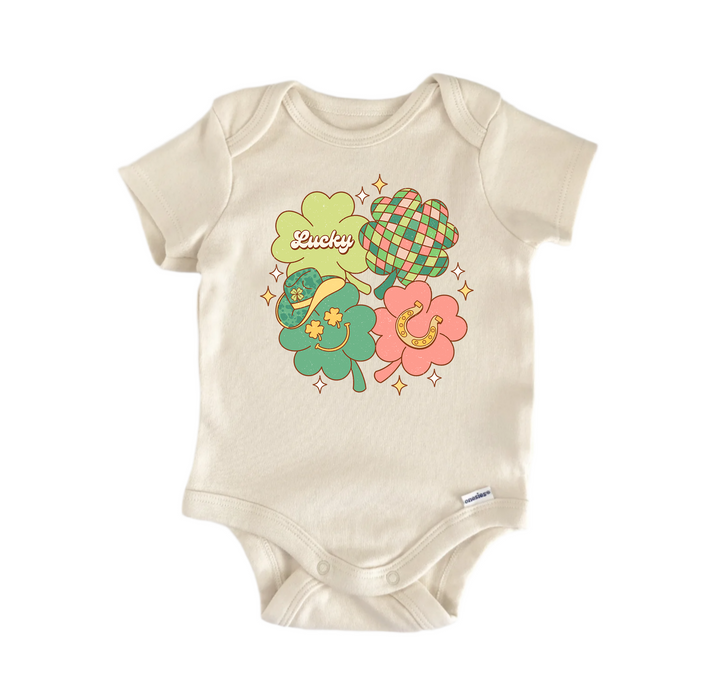 Lucky St. Patrick's Day --  Baby Boy Girl Clothes Infant Bodysuit Funny Cute Newborn  Funny Cute Onesie® | North Fork Forager LLC