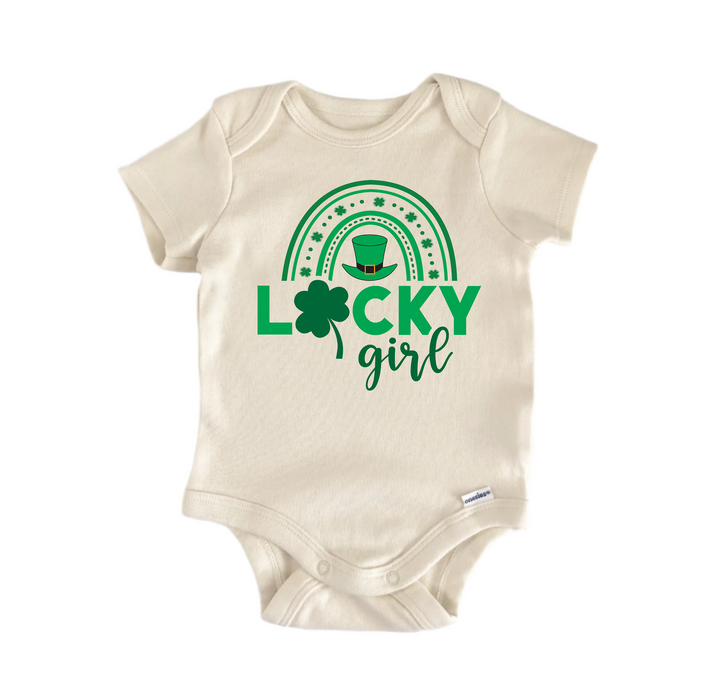 Lucky Girls St. Patrick's Day - Baby Boy Girl Clothes Bodysuit Funny Cute Newborn