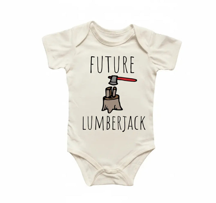 Lumberjack - Baby Boy Girl Clothes Infant Bodysuit Funny Cute Newborn  Funny Cute Onesie® | North Fork Forager LLC