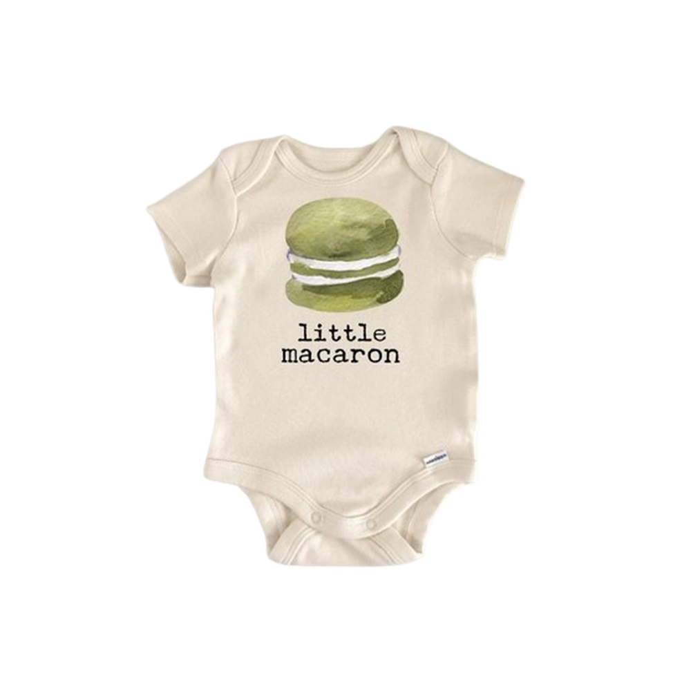 Macaron Baking French - Baby Boy Girl Clothes Infant Bodysuit Funny Cute Newborn  Funny Cute Onesie® | North Fork Forager LLC