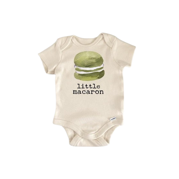 Macaron Baking French - Baby Boy Girl Clothes Infant Bodysuit Funny Cute Newborn  Funny Cute Onesie® | North Fork Forager LLC