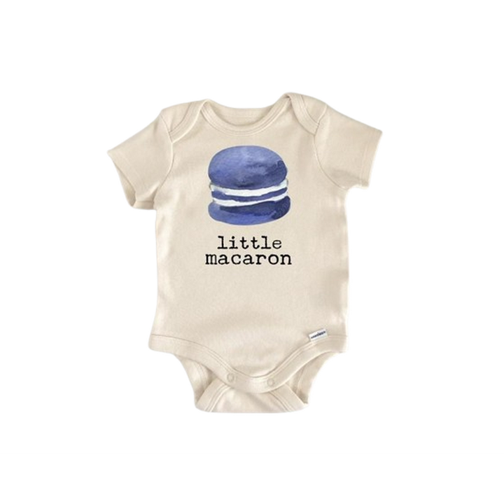 Macaron Baking French - Baby Boy Girl Clothes Infant Bodysuit Funny Cute Newborn  Funny Cute Onesie® | North Fork Forager LLC