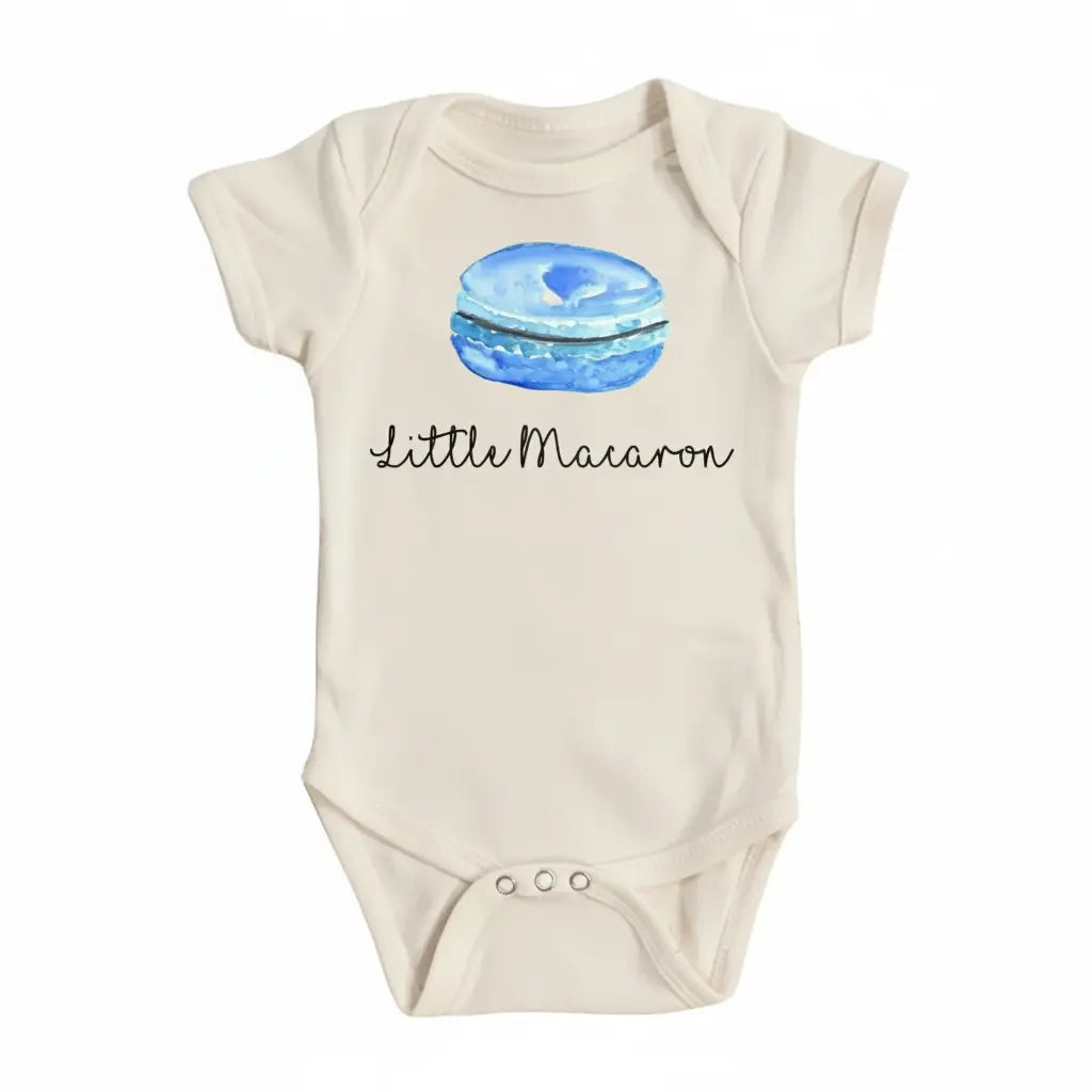 Macaron Blue - Baby Boy Girl Clothes Infant Bodysuit Funny Cute Newborn  Funny Cute Onesie® | North Fork Forager LLC