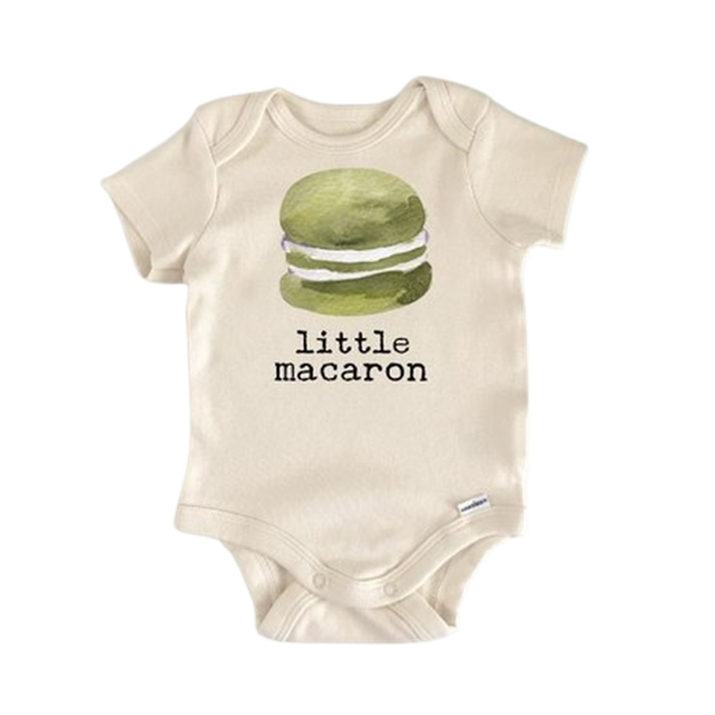Macaron France Baking - Baby Boy Girl Clothes Infant Bodysuit Funny Cute Newborn  Funny Cute Onesie® | North Fork Forager LLC