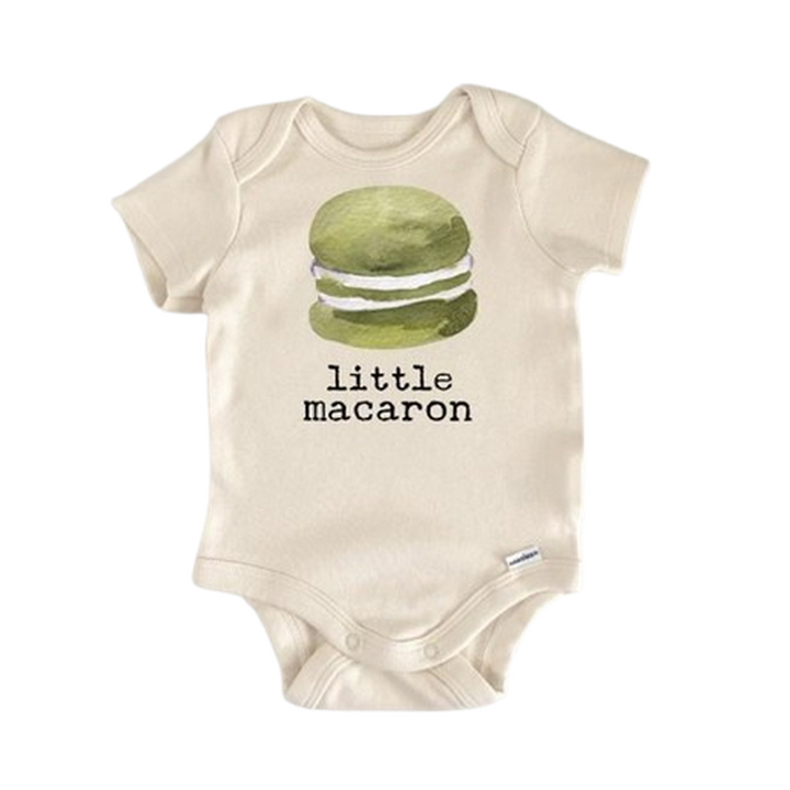 Macaron France Baking - Baby Boy Girl Clothes Infant Bodysuit Funny Cute Newborn  Funny Cute Onesie® | North Fork Forager LLC