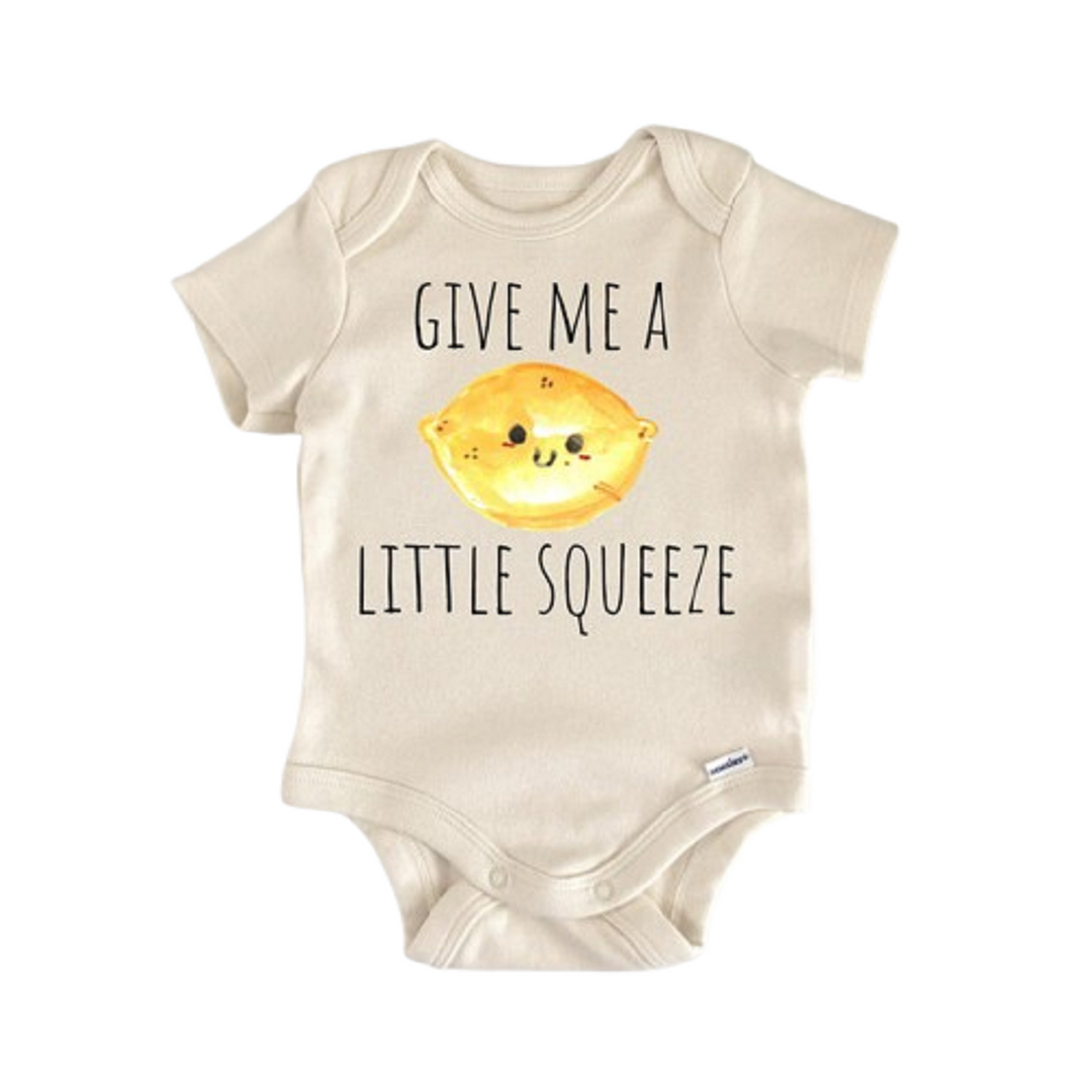 Main Squeeze Lemon Fruit - Baby Boy Girl Clothes Infant Onesie® Funny Cute Newborn GS1  Funny Cute Onesie® | North Fork Forager LLC