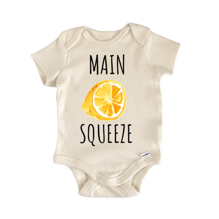 Main Squeeze Lemon Zesty Fruit Infant Gift Baby Onesie®