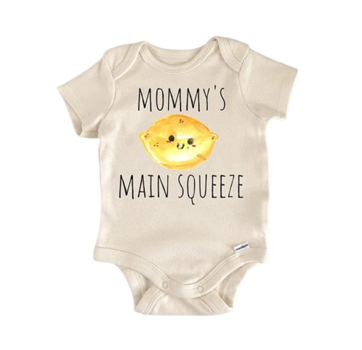 Main Sweeze Lemon Fruit - Baby Boy Girl Clothes Infant Bodysuit Funny Cute Newborn  Funny Cute Onesie® | North Fork Forager LLC
