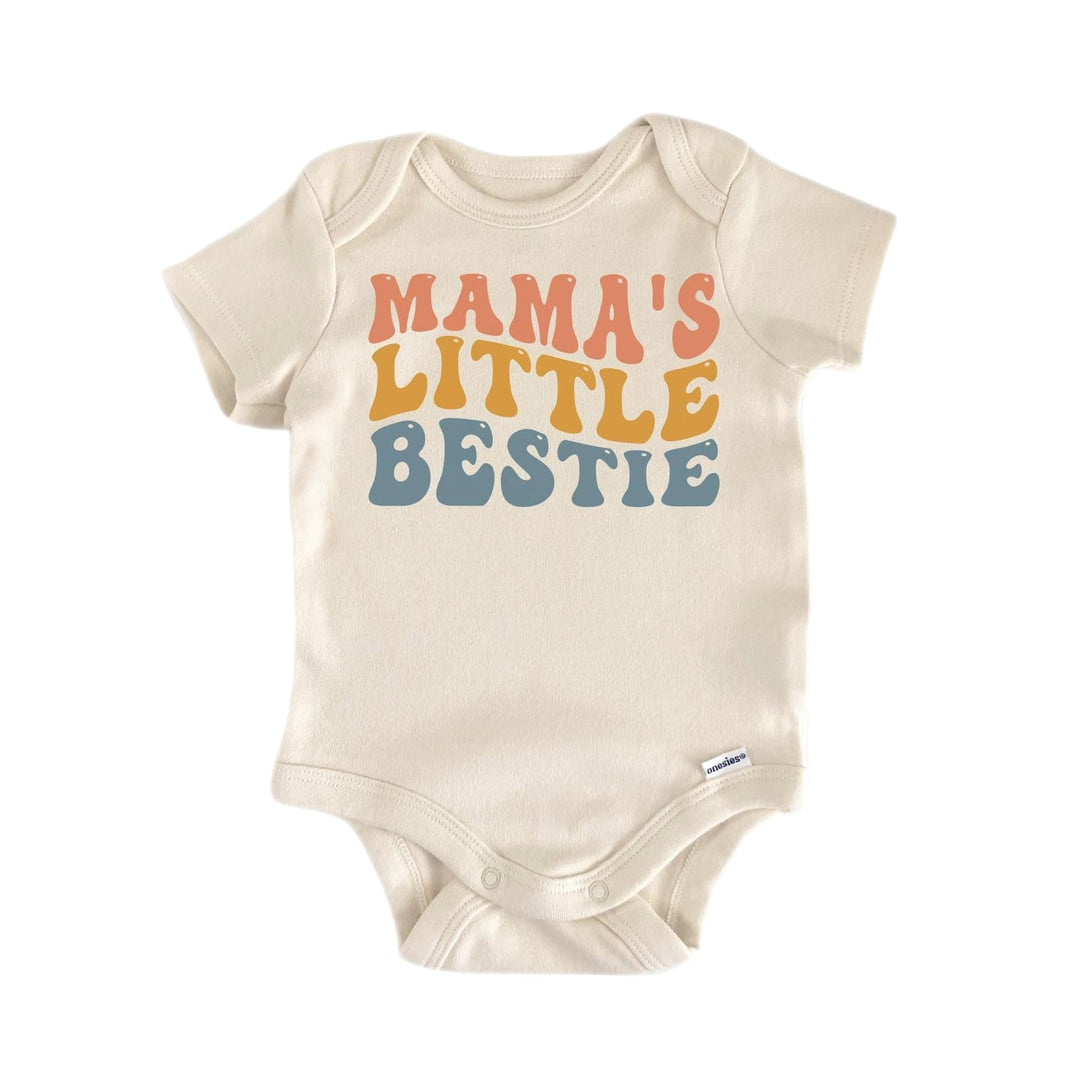 Mama Bestie Best Friends - Baby Boy Girl Clothes Infant Bodysuit Funny Cute Newborn  Funny Cute Onesie® | North Fork Forager LLC