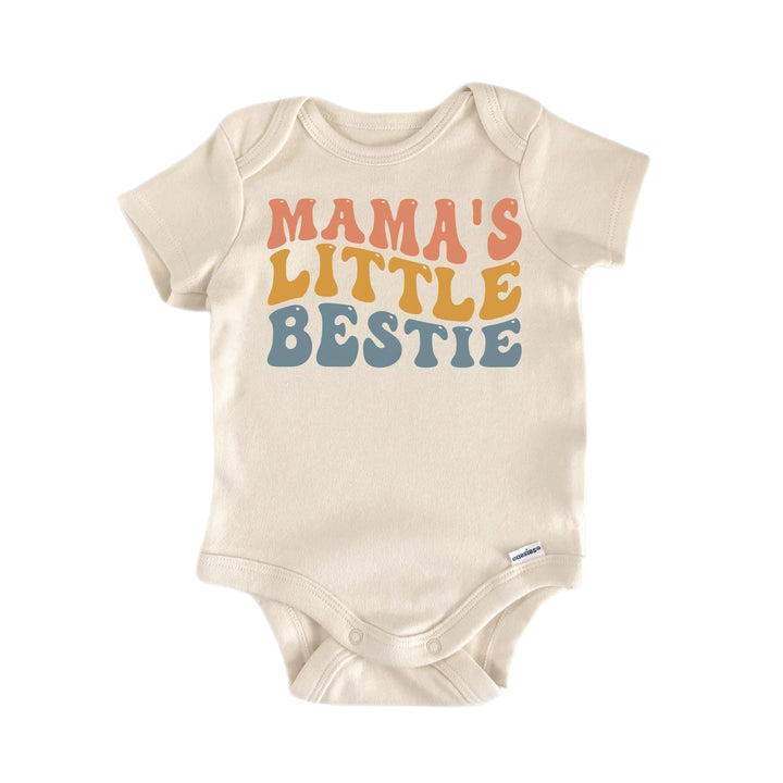 Mama Bestie Best Friends - Baby Boy Girl Clothes Infant Bodysuit Funny Cute Newborn  Funny Cute Onesie® | North Fork Forager LLC