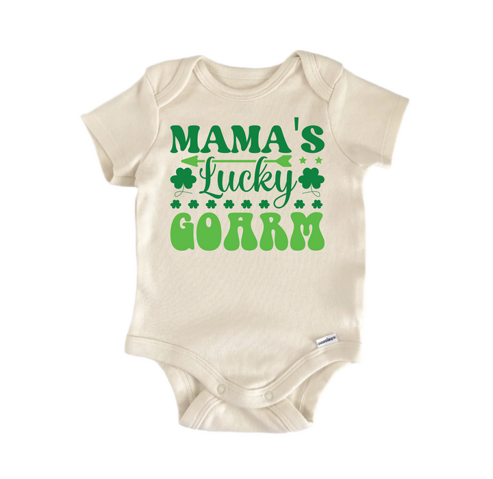 Mamas Lucky Charm St. Patrick's Day -  Baby Boy Girl Clothes Infant Bodysuit Funny Cute