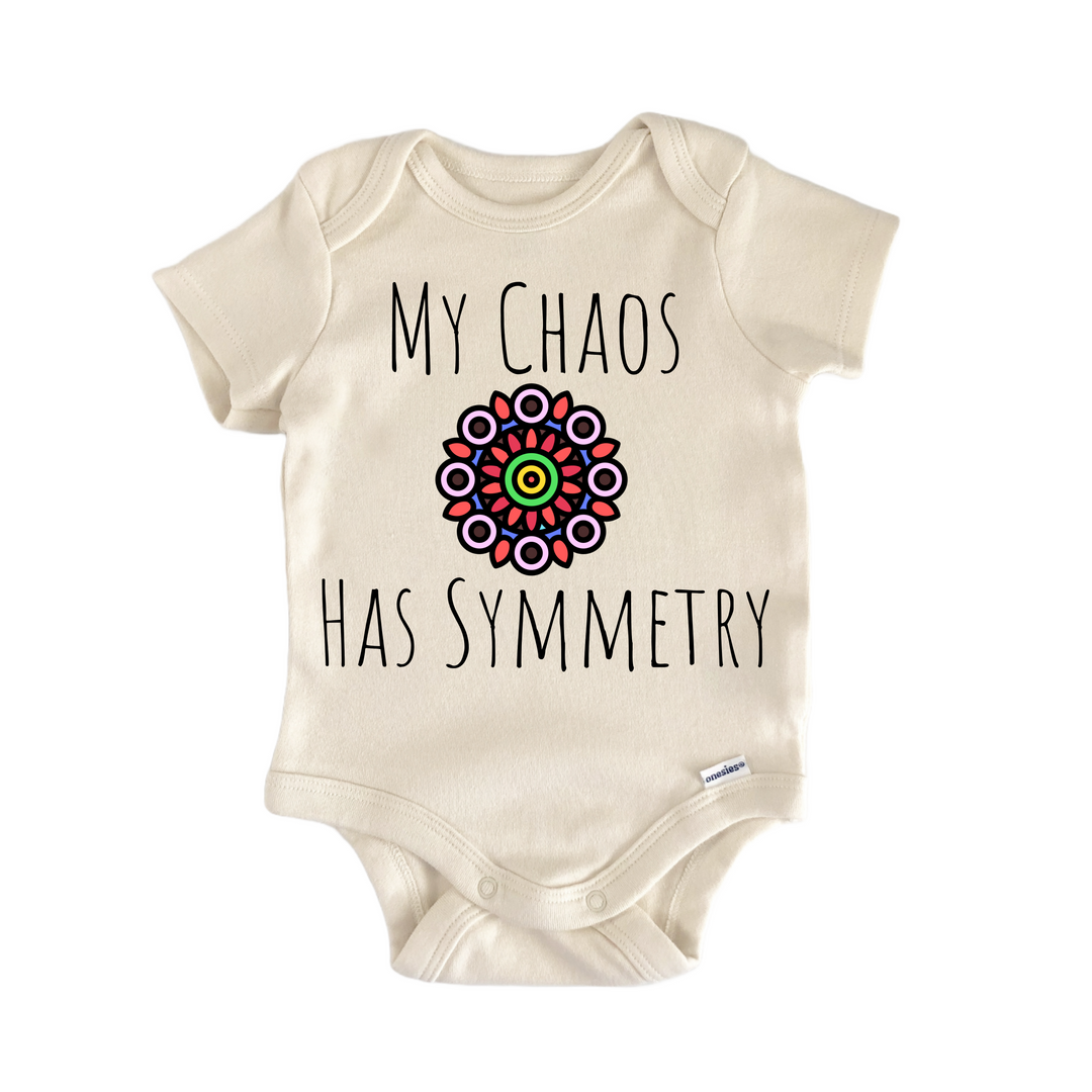 Mandala Geometry Hindu Buddhist - Baby Bodysuit  Funny Cute Onesie® | North Fork Forager LLC
