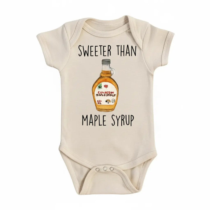 Maple Syrup  - Baby Boy Girl Clothes Infant Bodysuit Funny Cute Newborn  Funny Cute Onesie® | North Fork Forager LLC