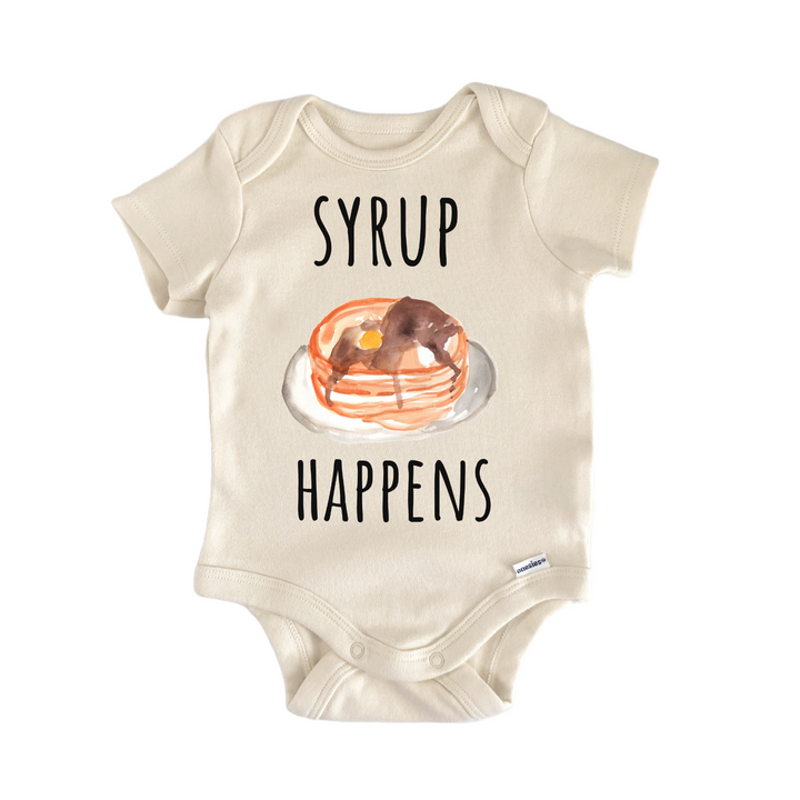 Maple Syrup Pancakes Brunch Breakfast Waffle Baby Gift Baby Onesie®