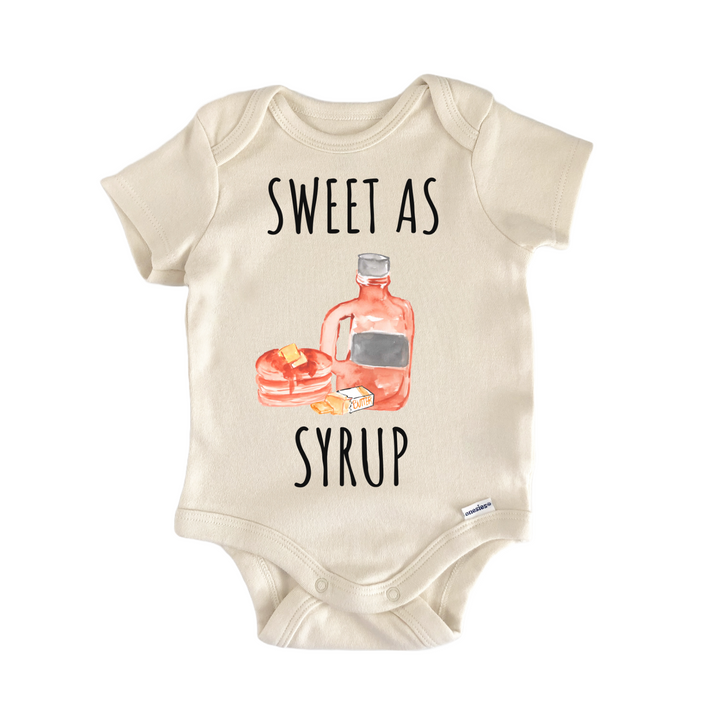Maple Syrup Pancakes Brunch Breakfast Baby Gift Baby Onesie®