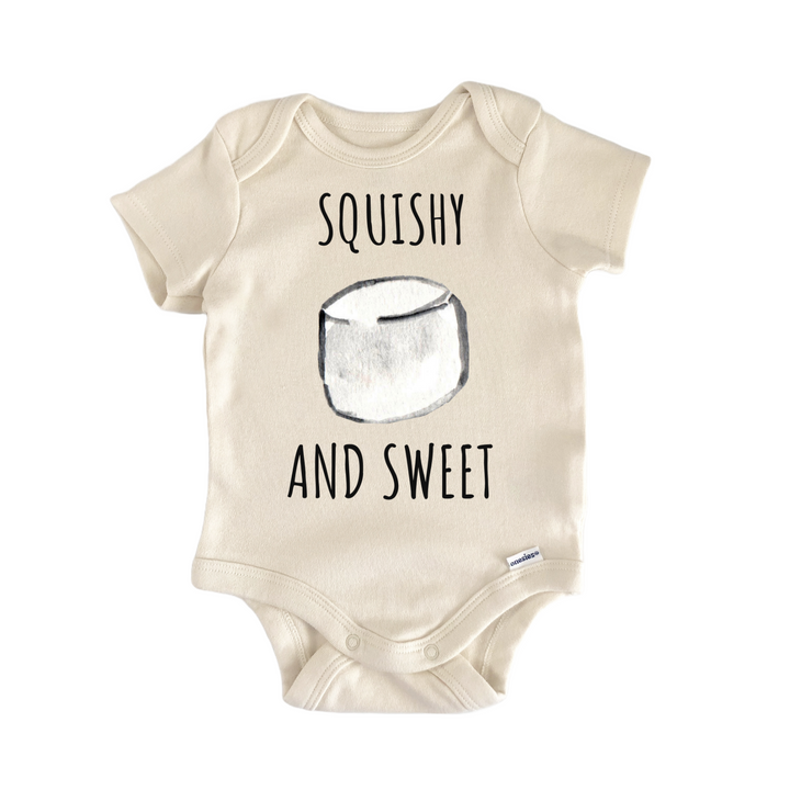 Marshmellow Smore Campfire Snack Baby Gift Baby Onesie®
