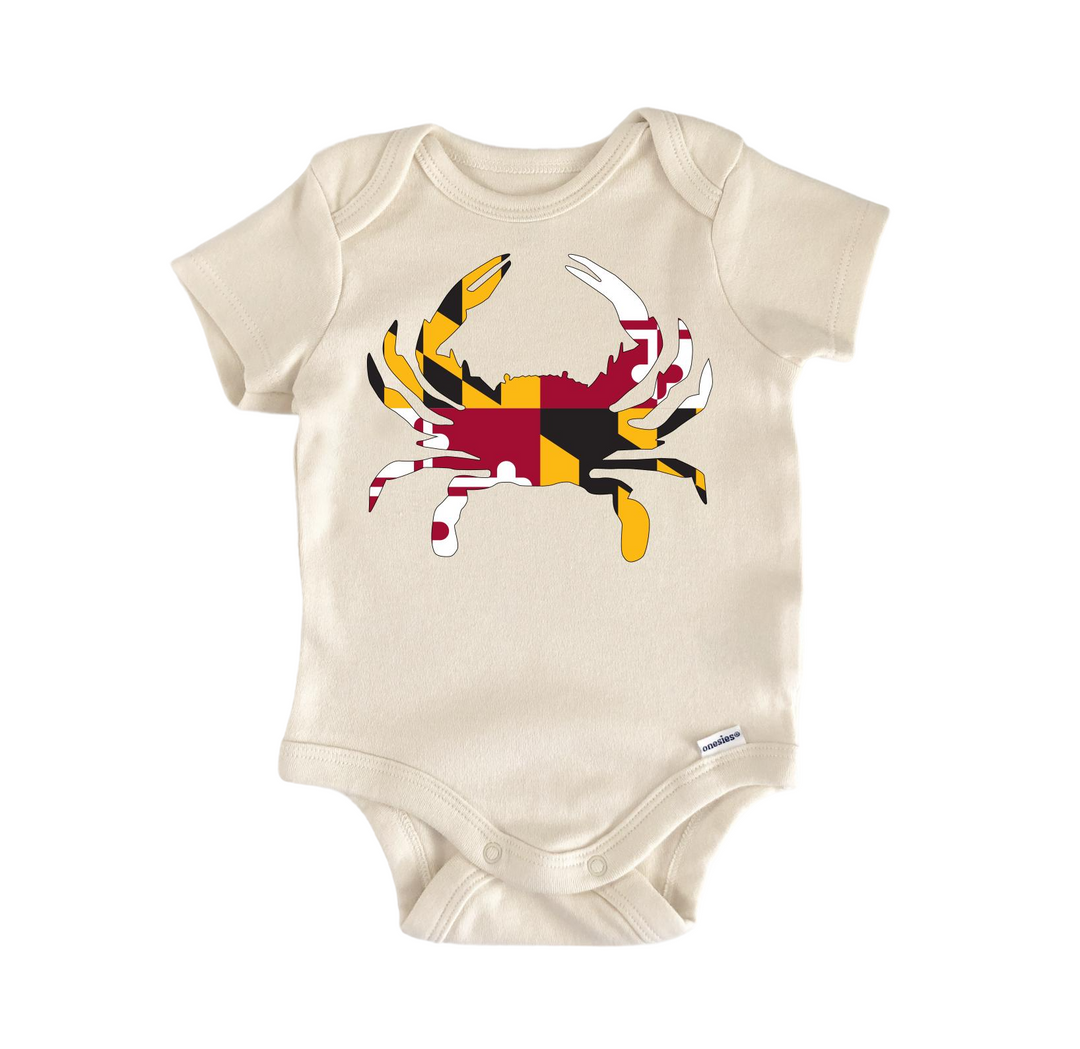 Maryland Crab - Baby Boy Girl Clothes Infant Bodysuit Funny Cute Newborn  Funny Cute Onesie® | North Fork Forager LLC