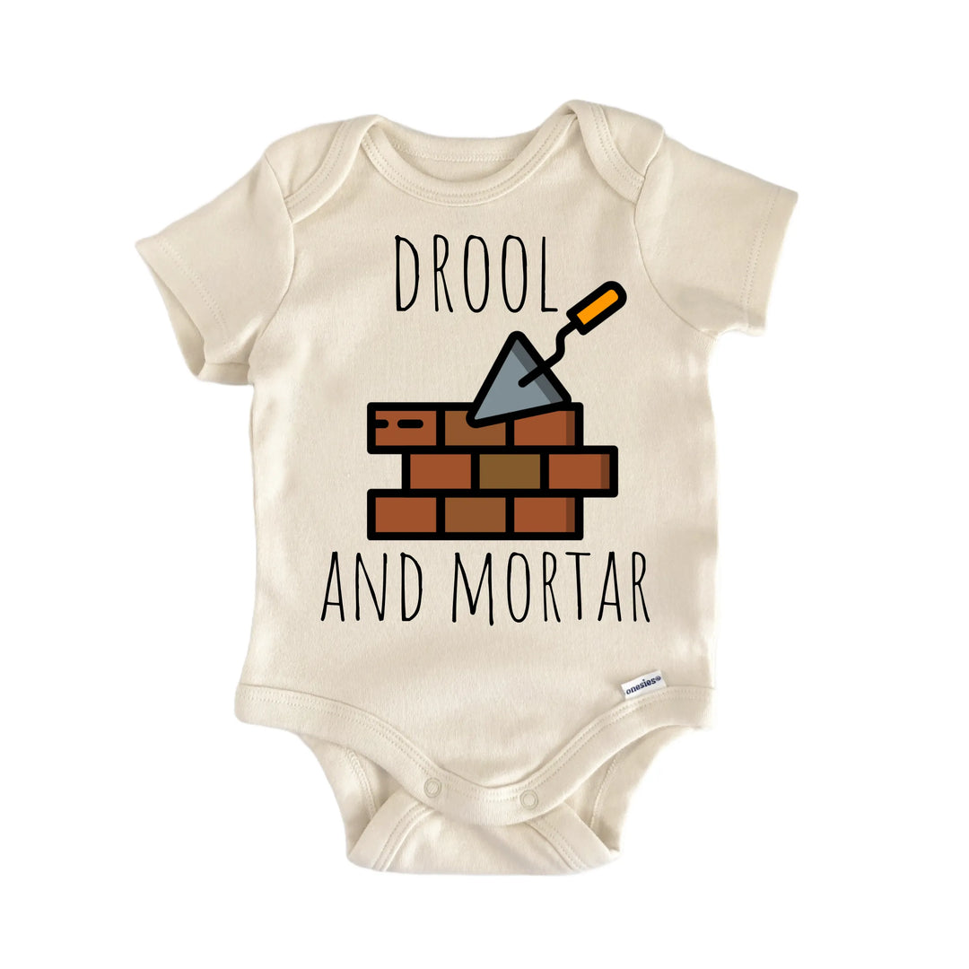Mason Brick Masonry - Baby Bodysuit  Funny Cute Onesie® | North Fork Forager LLC