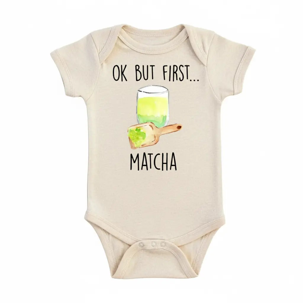 Matcha - Baby Boy Girl Clothes Infant Bodysuit Funny Cute Newborn  Funny Cute Onesie® | North Fork Forager LLC