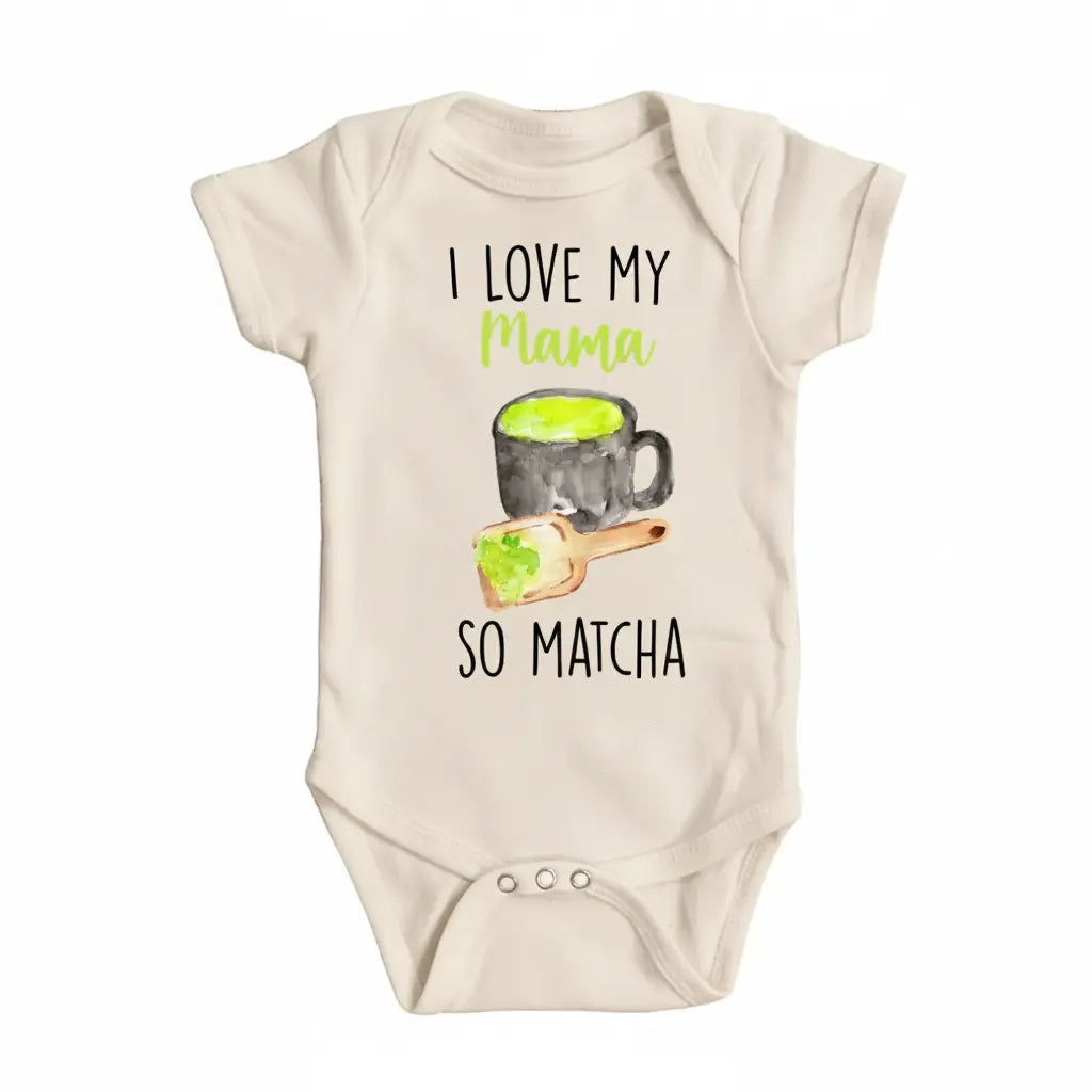 Matcha - Baby Boy Girl Clothes Infant Bodysuit Funny Cute Newborn 1B  Funny Cute Onesie® | North Fork Forager LLC